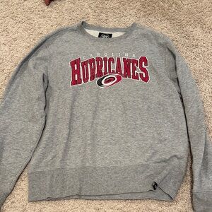 47 Unisex Gray Hurricanes Crewneck Sweater
